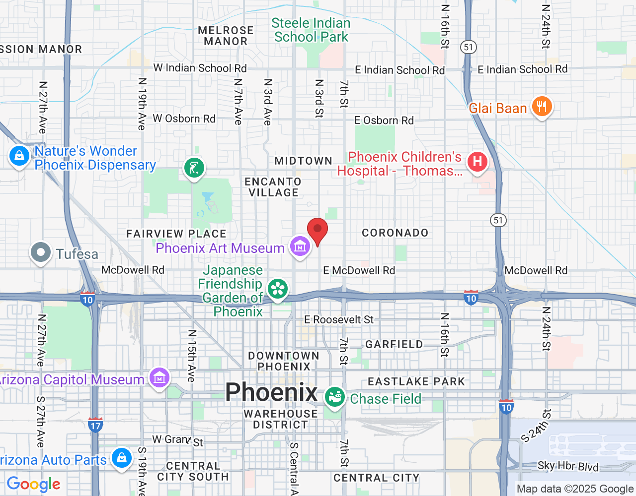 141 E Palm Ln, Phoenix, AZ 85004, USA