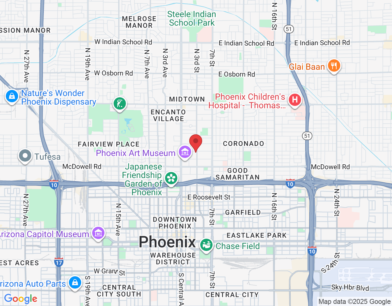 141 E Palm Ln, Phoenix, AZ 85004, USA