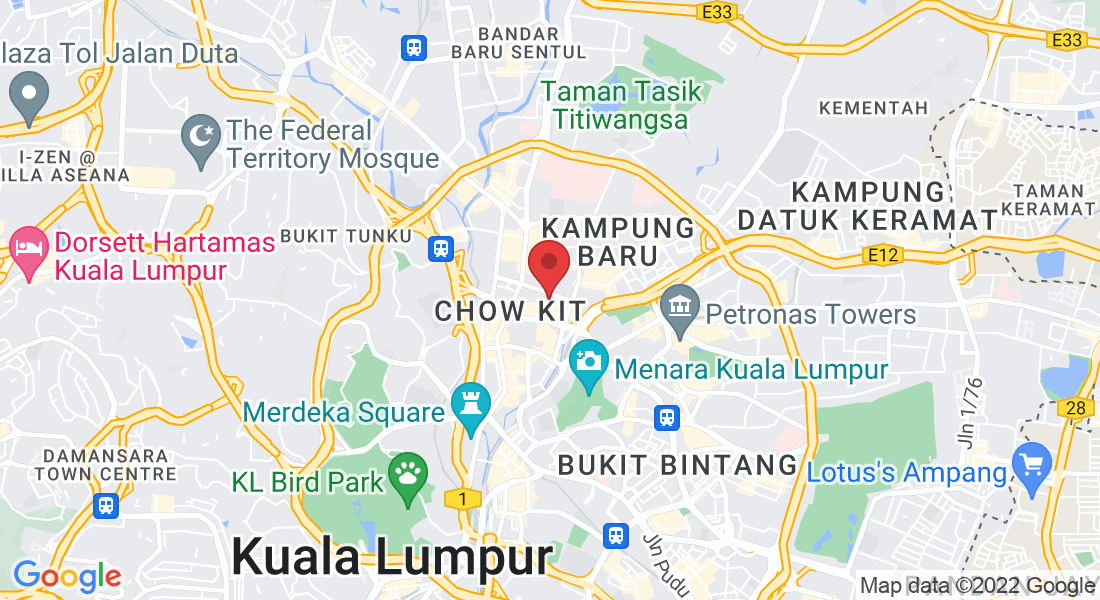 18, Jalan Dewan Sultan Sulaiman, Kampung Baru, 50300 Kuala Lumpur, Wilayah Persekutuan Kuala Lumpur, Malaysia