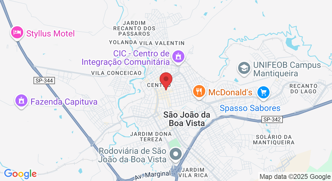 Rua :Ademar de Barros, 191 - Centro, São João da Boa Vista - SP, 13870-080, Brasil