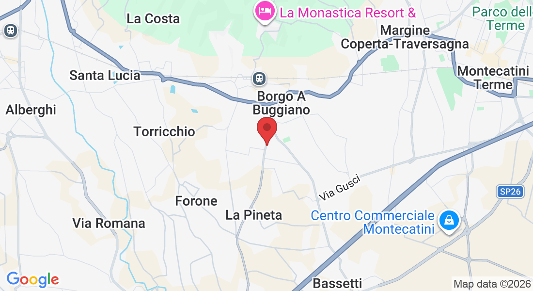 Via Livornese di Sopra, 11, 51011 Borgo A Buggiano PT, Italia