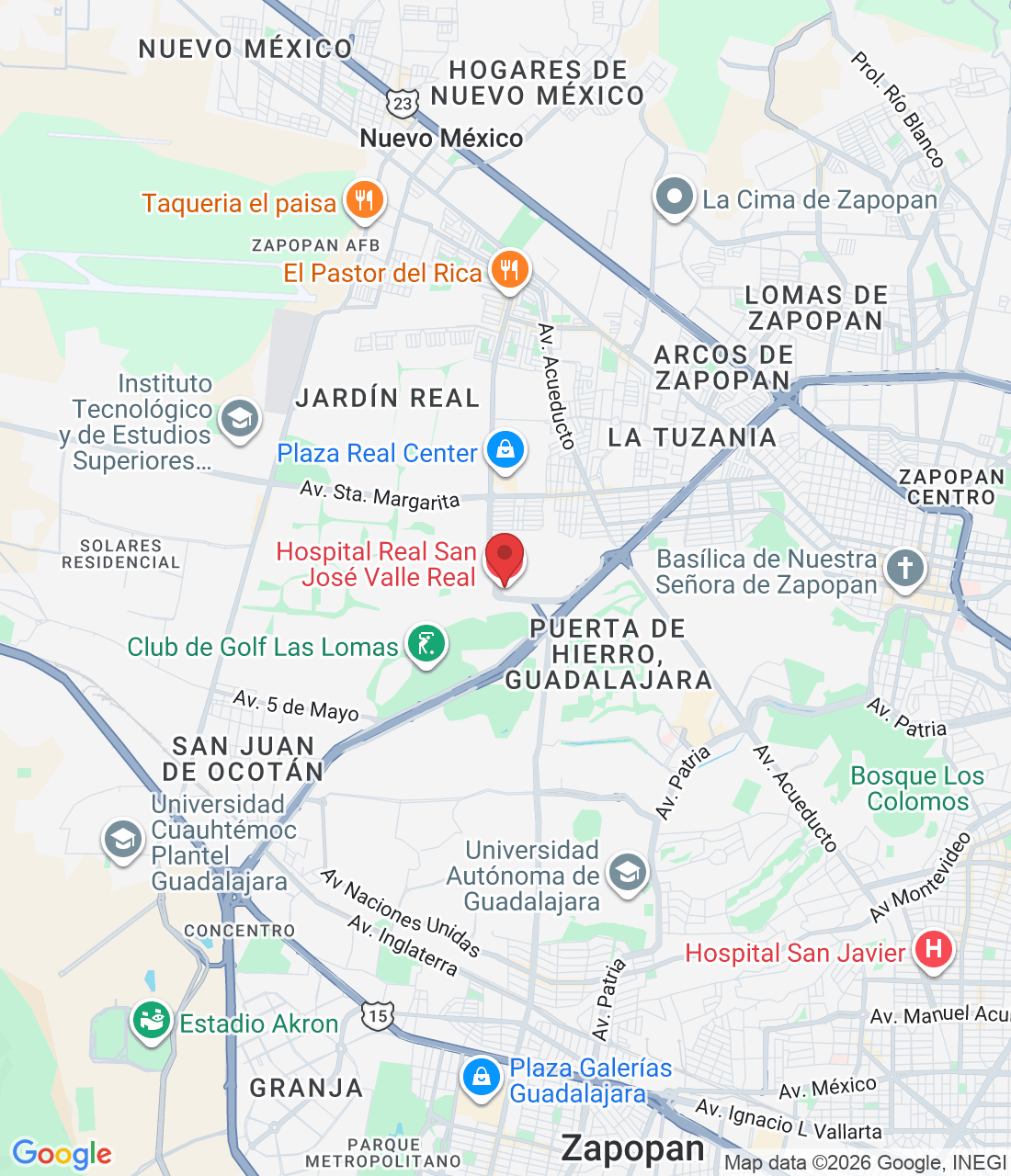 Av. Central Guillermo Gonzalez Camarena 911, Residencial Poniente, 45136 Zapopan, Jal., Mexico