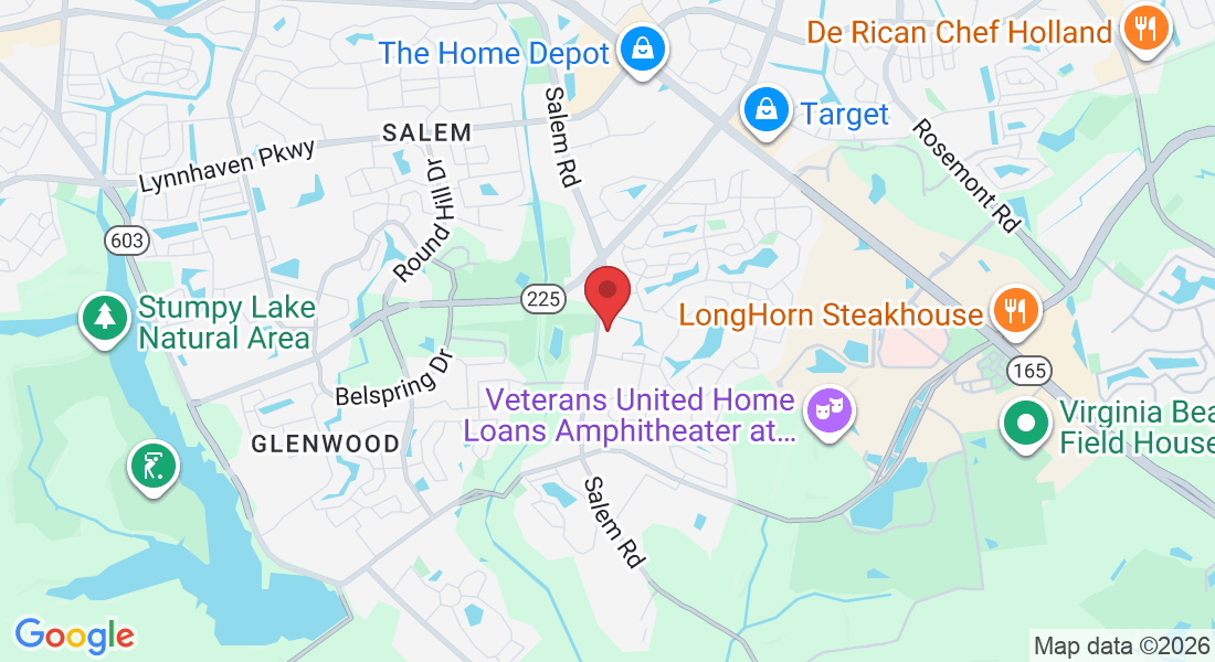1980 Salem Rd, Virginia Beach, VA 23456, USA