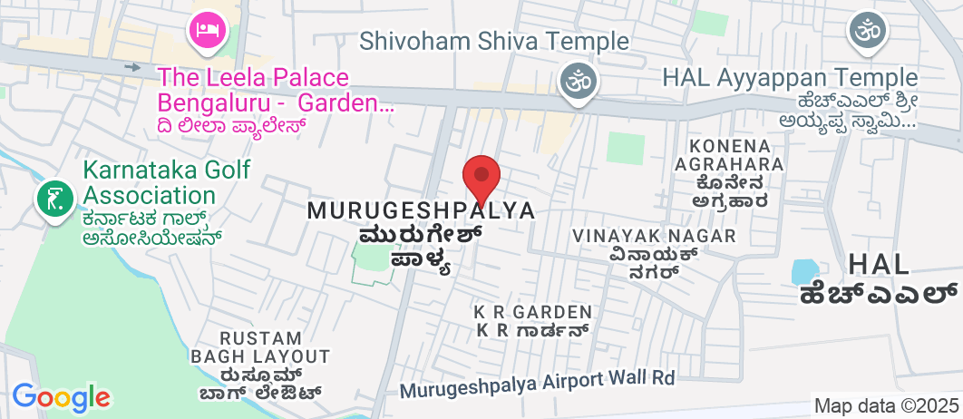 Church St, Murugeshpalya, K R Garden, Murgesh Pallya, Bengaluru, Karnataka 560017, India
