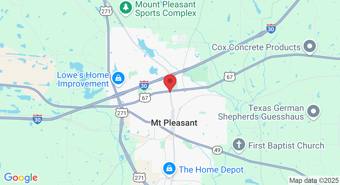 1511 N Jefferson Ave, Mt Pleasant, TX 75455, USA