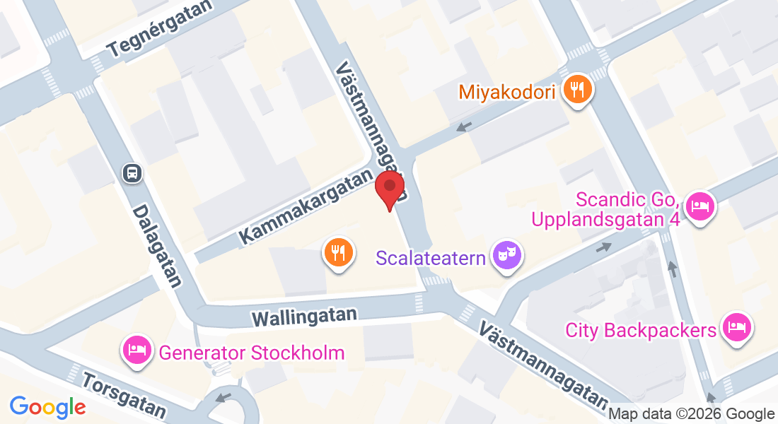 Västmannagatan 9, 111 24 Stockholm, Sweden