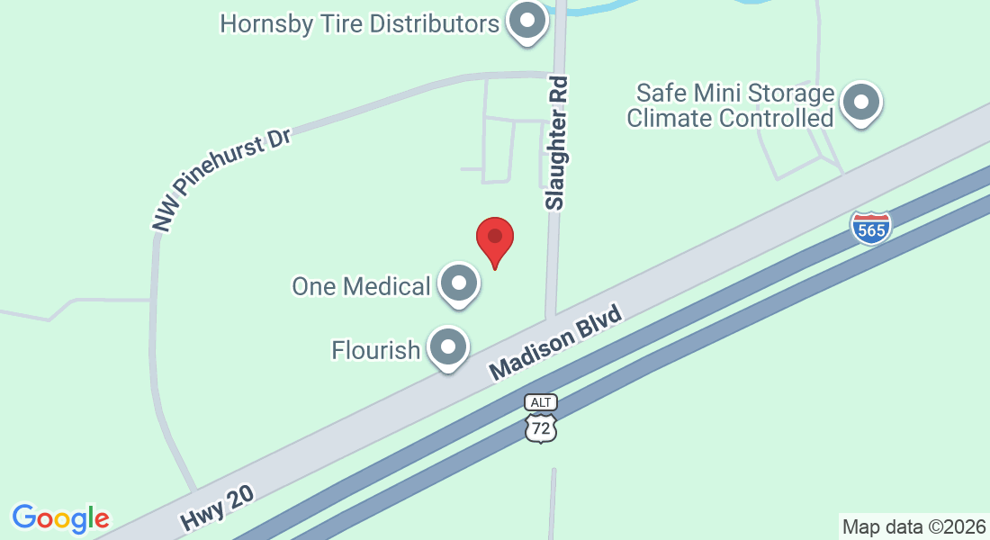 7736 Madison Blvd suite 2, Huntsville, AL 35806, USA