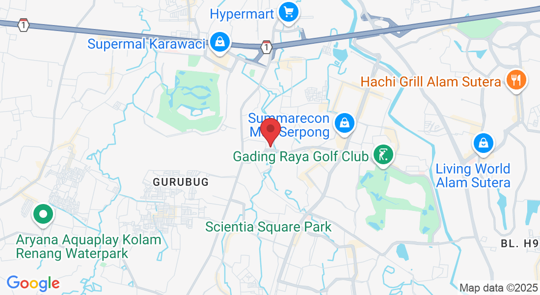 Ruko Arcadia Grande, Jl. Boulevard Raya Gading Serpong, Klp. Dua, Kec. Klp. Dua, Kabupaten Tangerang, Banten 15810, Indonesia