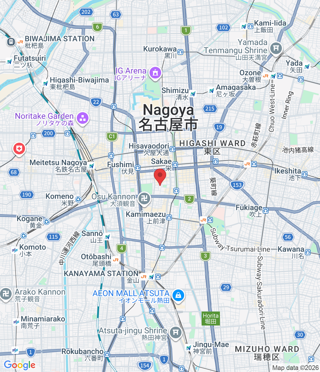 Sakae, Naka Ward, Nagoya, Aichi 460-0008, Japan