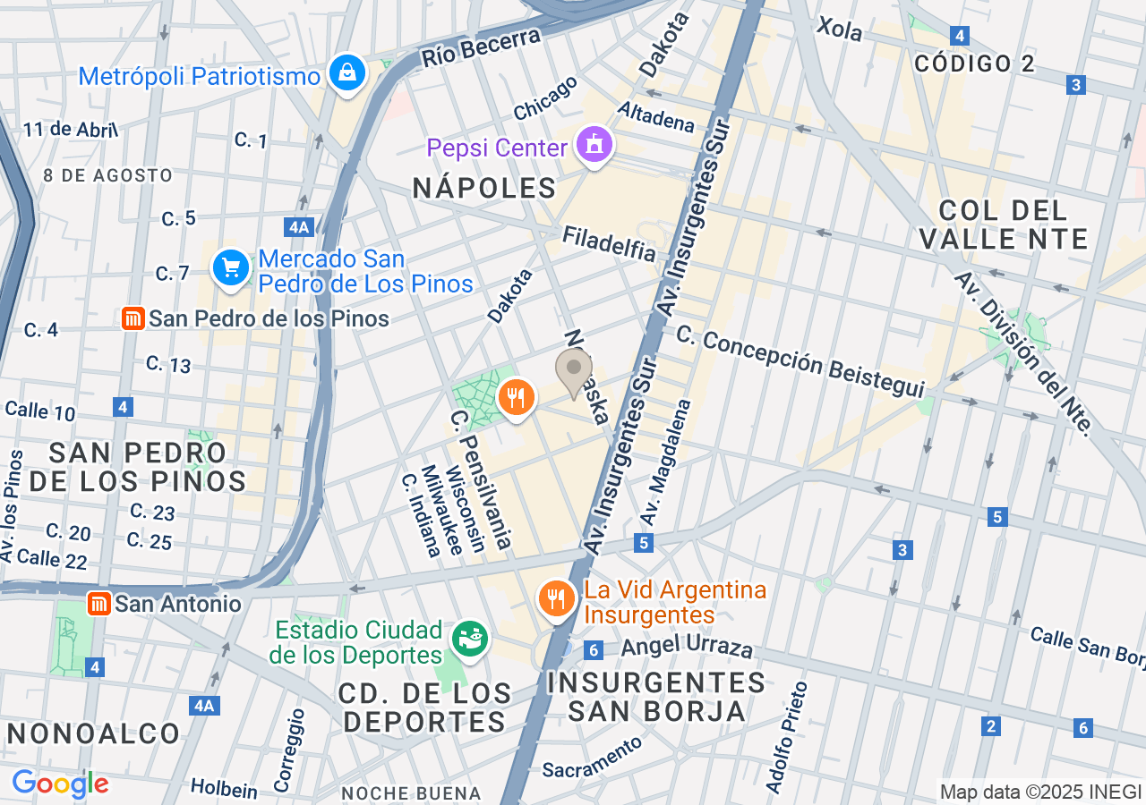 Georgia 48, Nápoles, Benito Juárez, 03840 Ciudad de México, CDMX, México