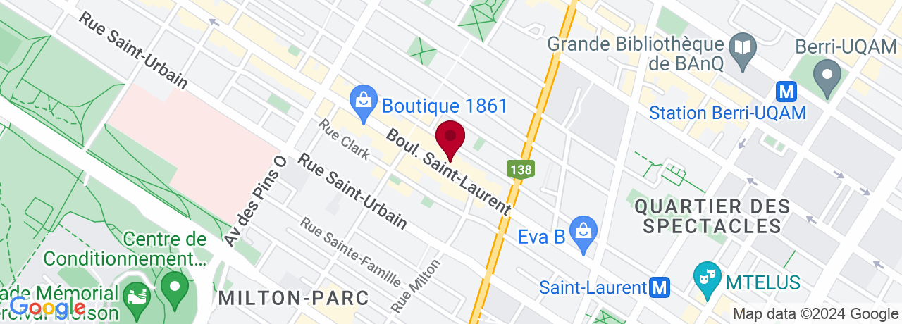 3519 Boul. Saint-Laurent, Montréal, QC H2X 2T6, Canada