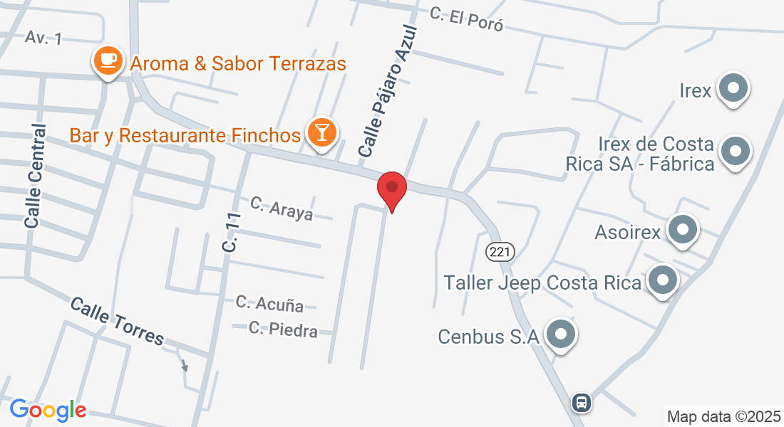 W2C4+963, Provincia de Cartago, Concepción, Costa Rica