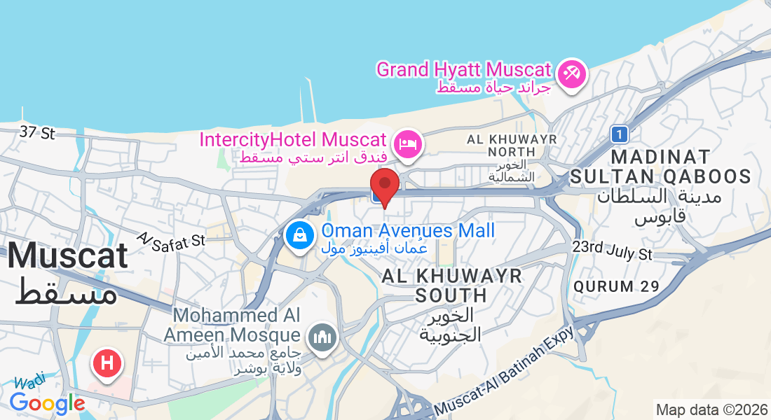 Al Salam Business Centre, HCWC+3P7 Behind Zawawi Mosque, شارع الخوير، مسقط 133, Oman