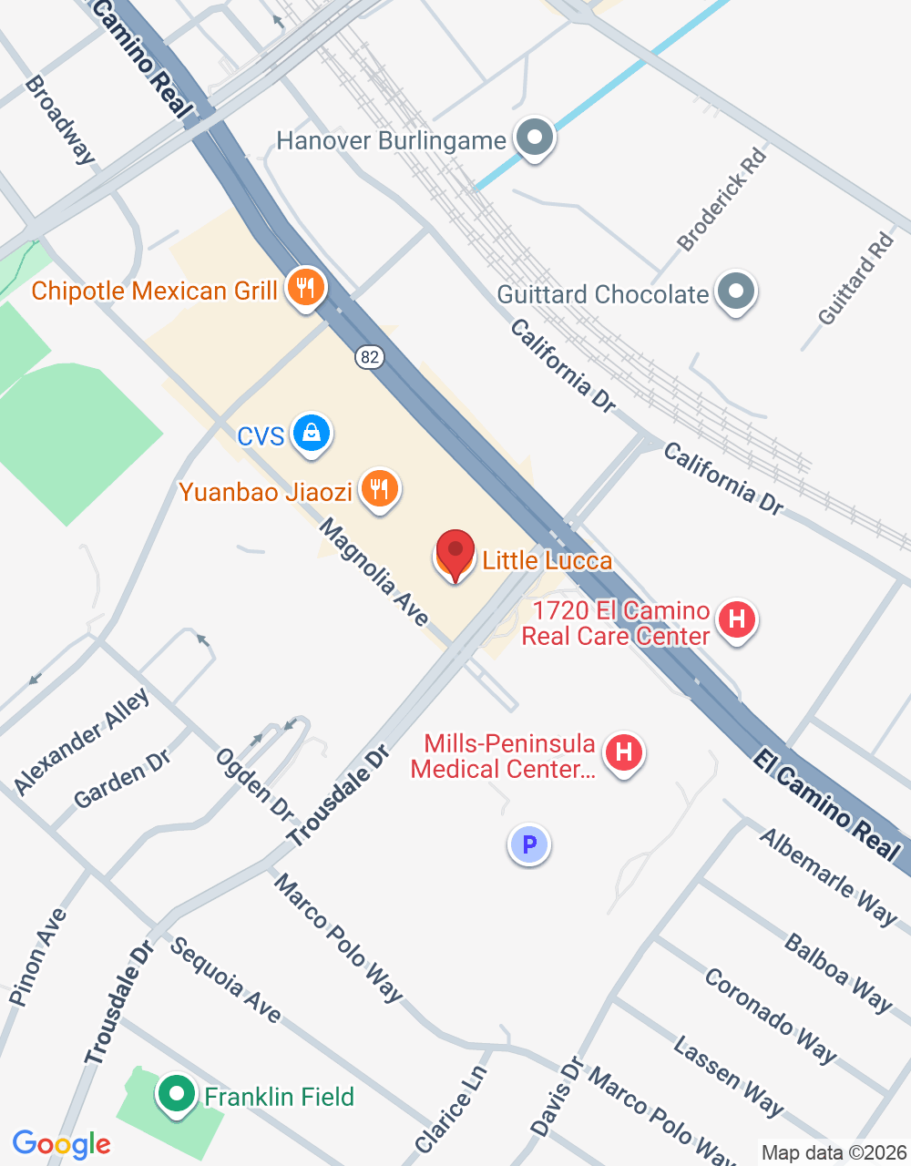 1809 El Camino Real, Burlingame, CA 94010, USA