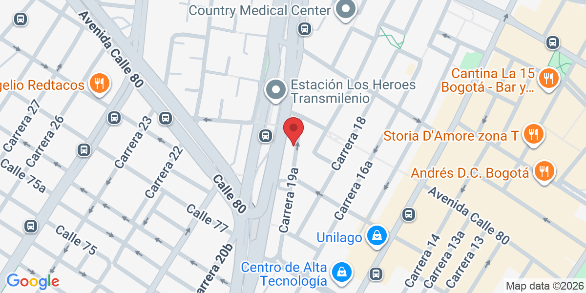 Cra. 19a #79-18, Bogotá, Colombia