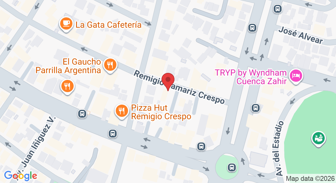 Edificio Isot Corp Piso 1 ofic 3, Remigio Tamariz Crespo 1-95 y, Cuenca 010113, Ecuador