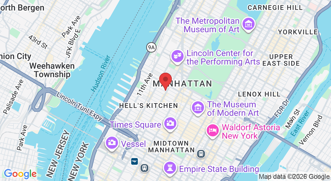 405 W 55th St, New York, NY 10019, USA