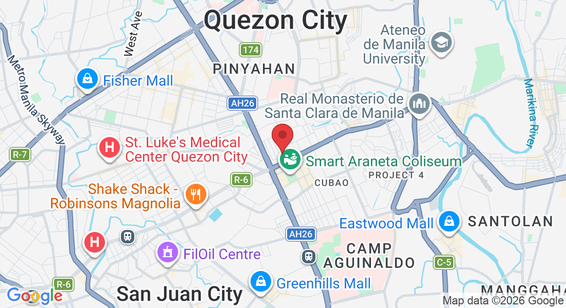 2nd Floor, Saint Martin Bldg, Unit 2E West Point, Cubao, Quezon City, 1109 Metro Manila, Philippines