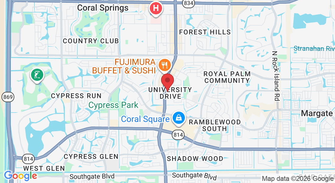 1515 N University Dr #222, Coral Springs, FL 33071, USA