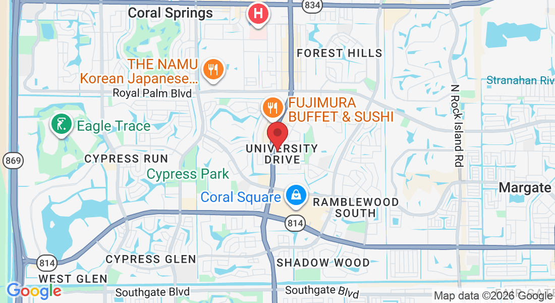 1515 N University Dr #222, Coral Springs, FL 33071, USA