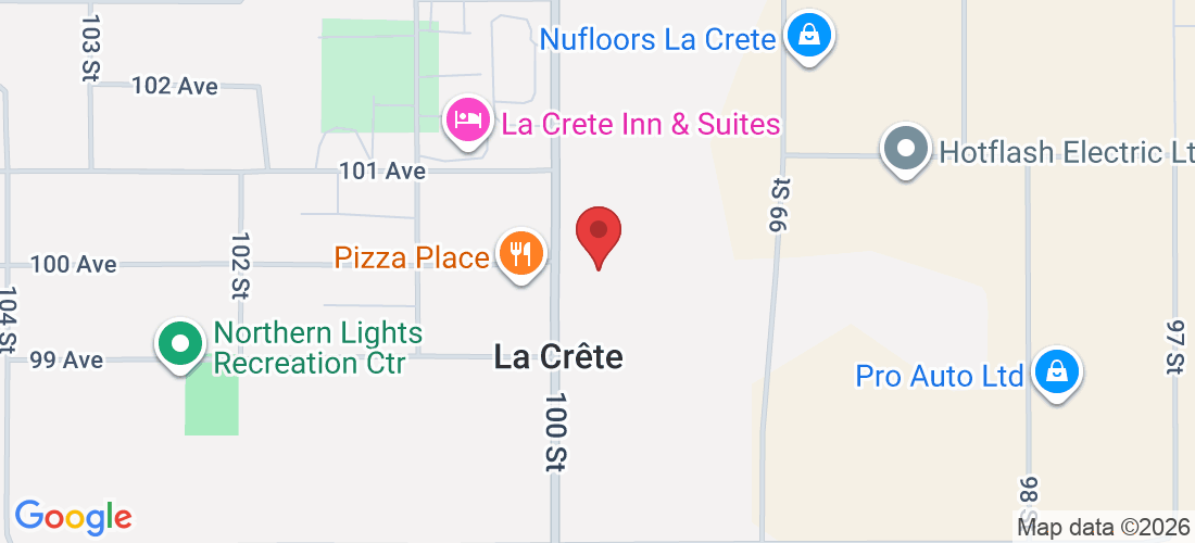 10001 100 St, La Crête, AB T0H 2H0, Canada