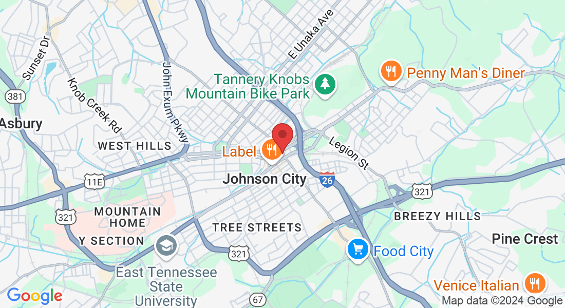 404 S Roan St, Johnson City, TN 37601, USA