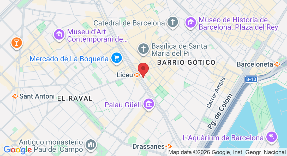 La Rambla, 74, Ciutat Vella, 08002 Barcelona, España