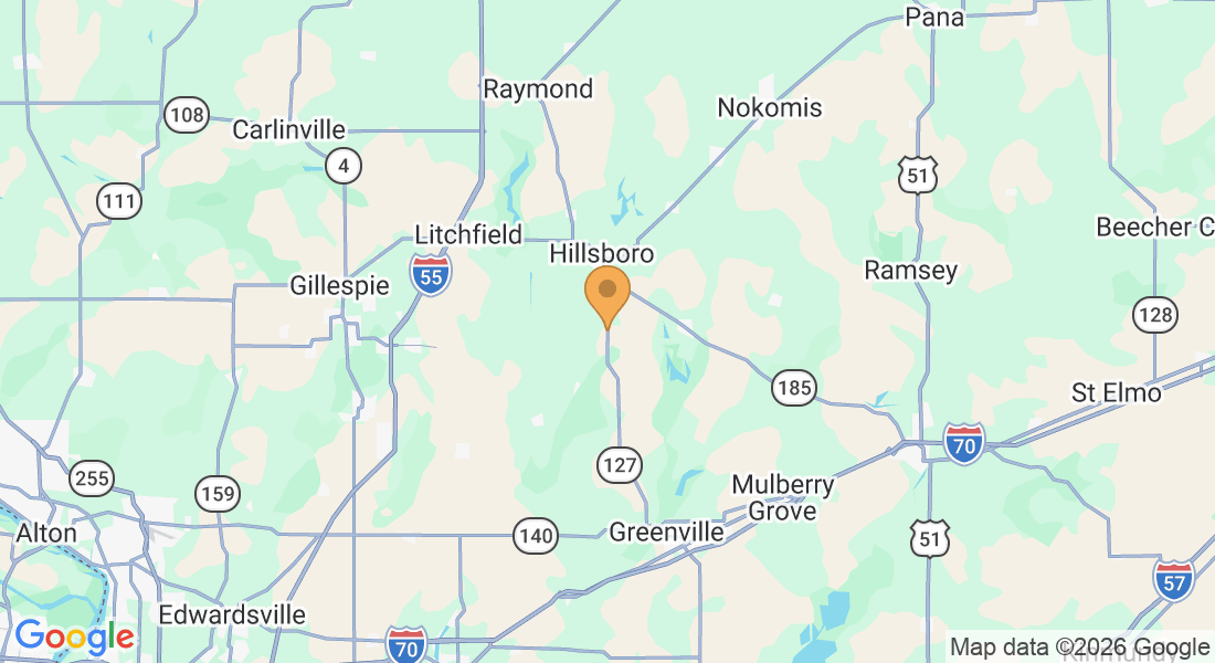 5338 IL-127, Hillsboro, IL 62049, USA