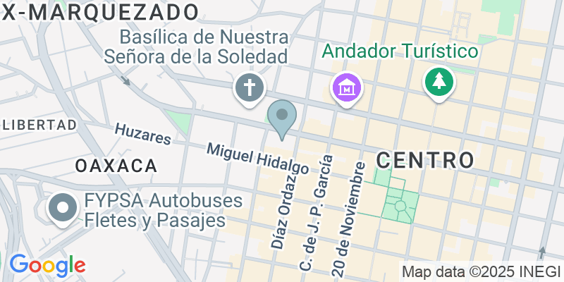 Av. de la Independencia 308, Zona Lunes Feb 09, Centro, 68000 Oaxaca de Juárez, Oax., México
