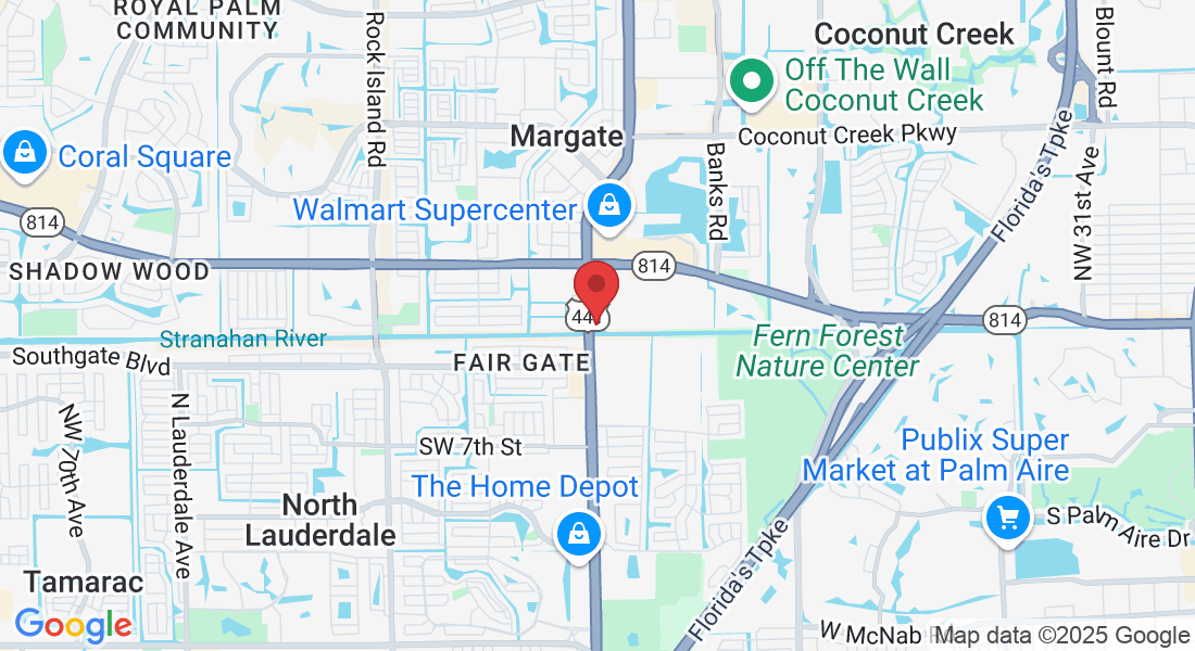 100 FL-7 STE 304, Margate, FL 33063, USA
