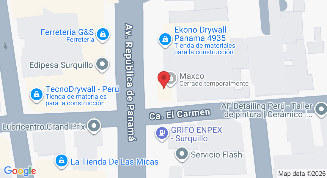 Av. República de Panamá 4965, Lima 15047, Perú