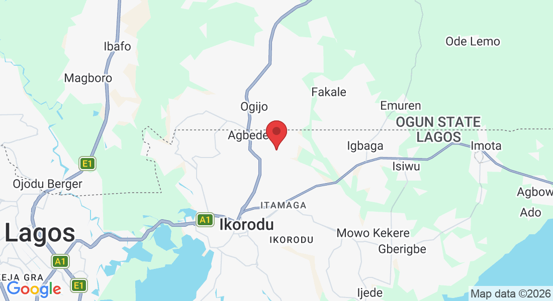 MG9J+Q79 Riliwan Aliyu street u, Odonla Rd, Ikorodu, 104101, Lagos, Nigeria