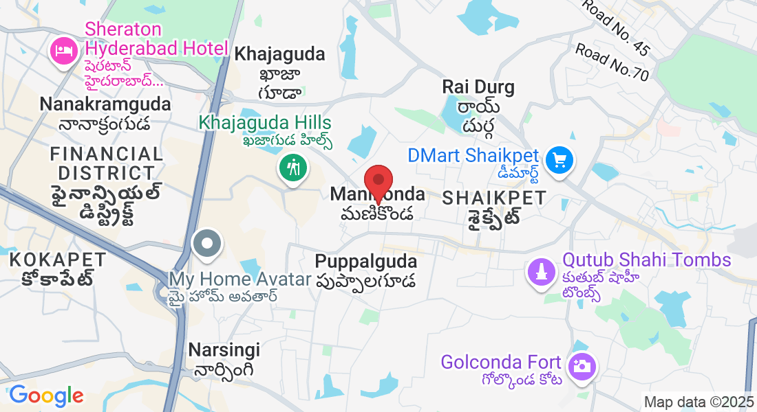 Plot No 3 Laxmi nagar colony, Manikonda 500039, Shirdi Sai Nagar, Hyderabad, Telangana 500089, India