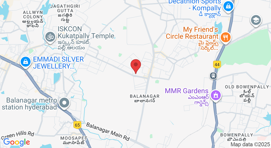 FCQW+R8H, Nanda Nagar, Balanagar, Hyderabad, Telangana 500055, India