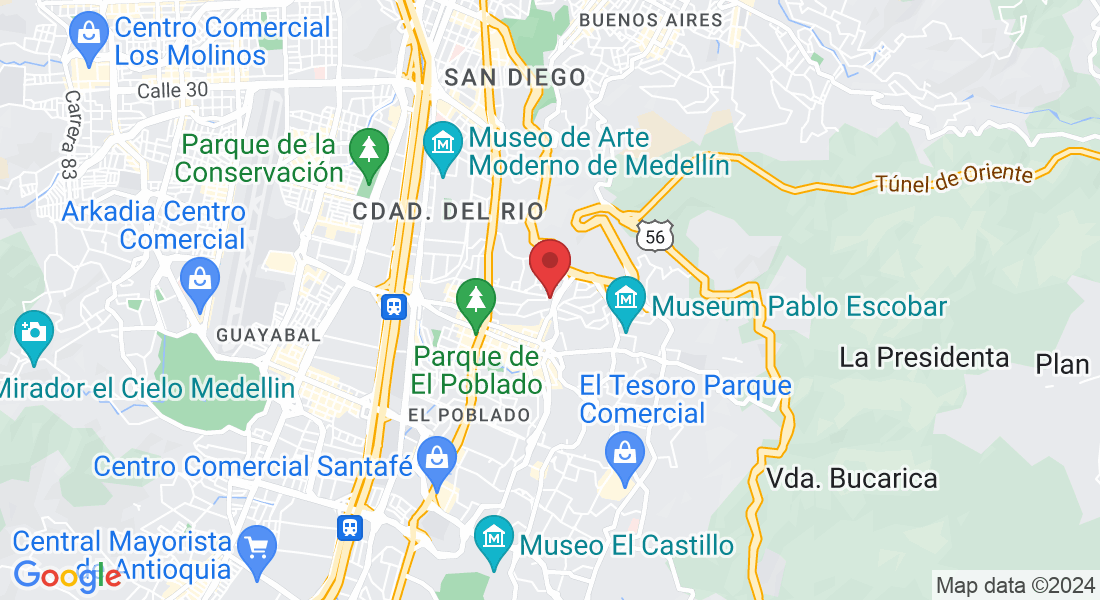 Cl. 13 #34-31, El Poblado, Medellín, El Poblado, Medellín, Antioquia, Colombia