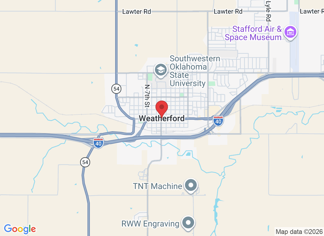 Weatherford, OK 73096, USA