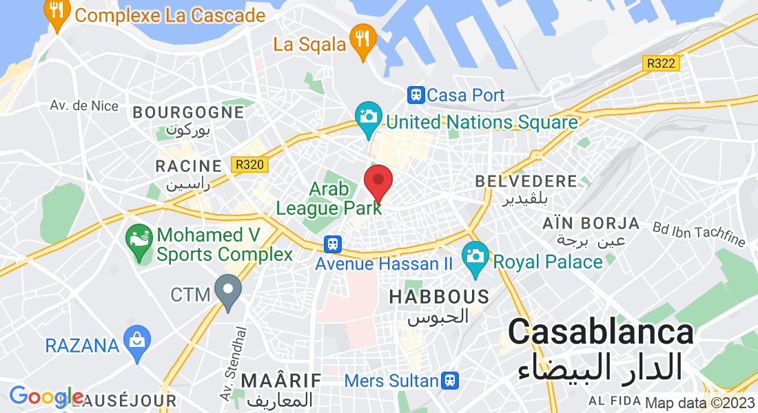 H9QJ+5XG، Rue Allal Al Fassi، Dar-el-Beida 20250, Morocco