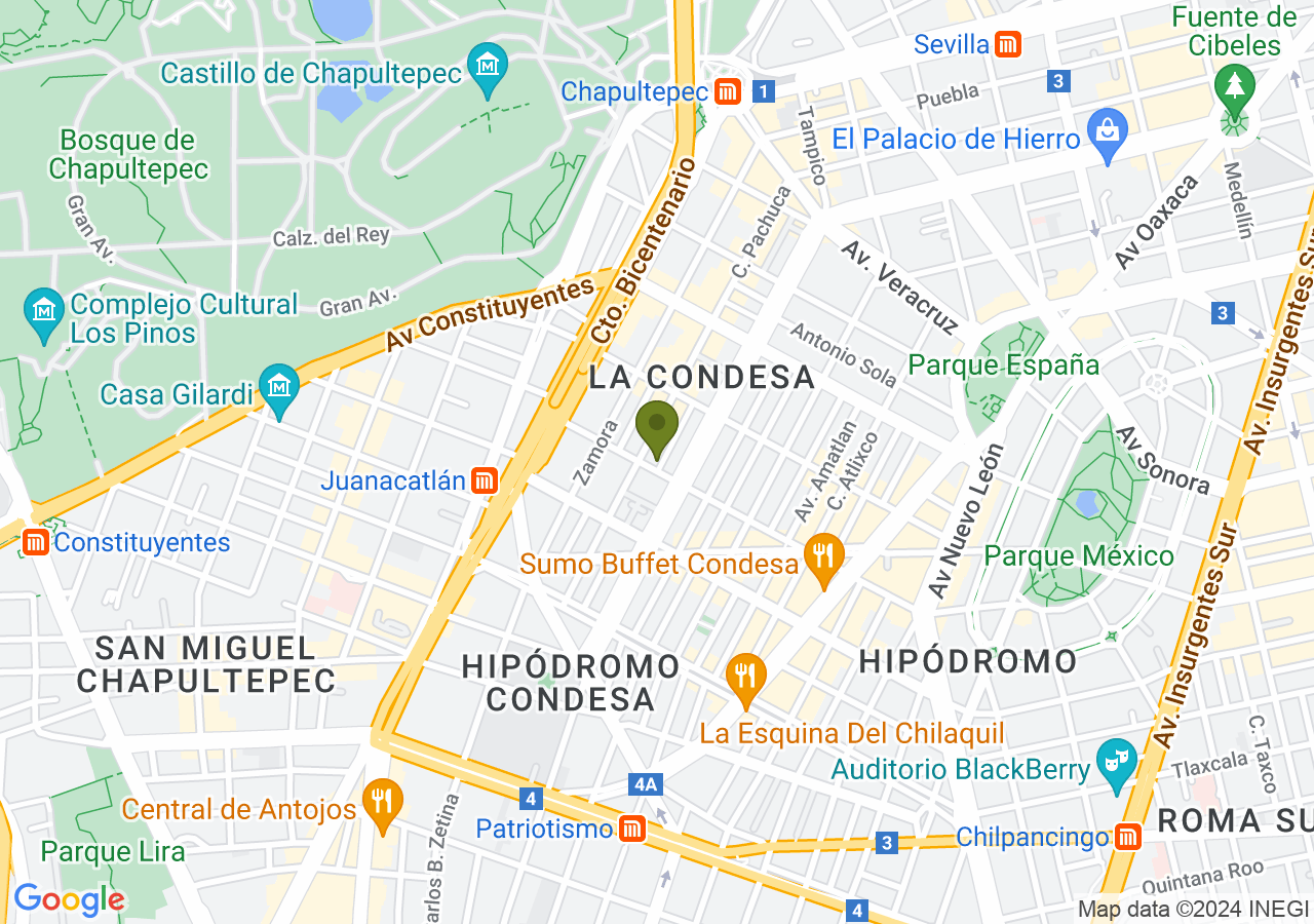 Fernando Montes de Oca 89, Colonia Condesa, Cuauhtémoc, 06140 Ciudad de México, CDMX, Mexico