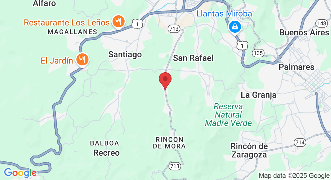 3G3F+MV7, Provincia de Alajuela, San Rafael, Alto Salas, Costa Rica