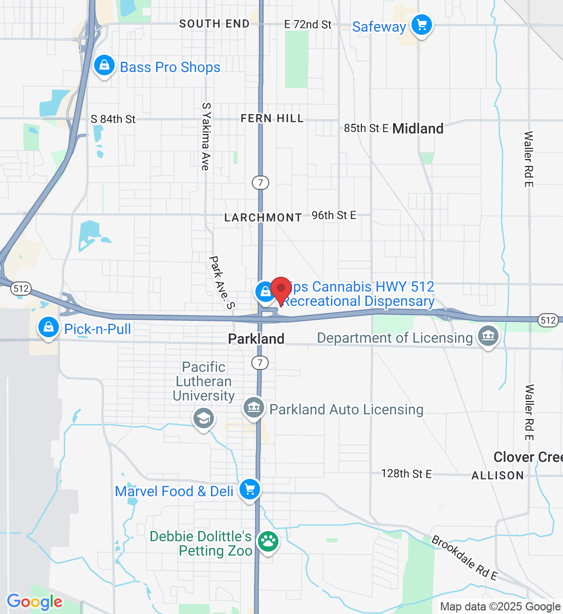 10721 A St S, Tacoma, WA 98444, USA