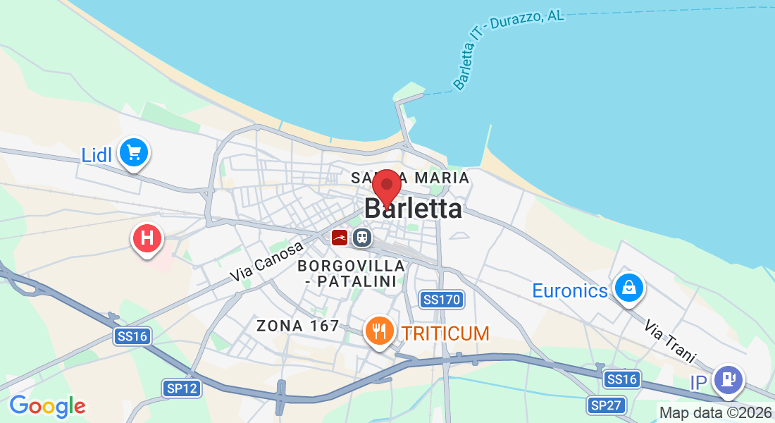 Via Sant'Antonio da Padova, 26, 76121 Barletta BT, Italia