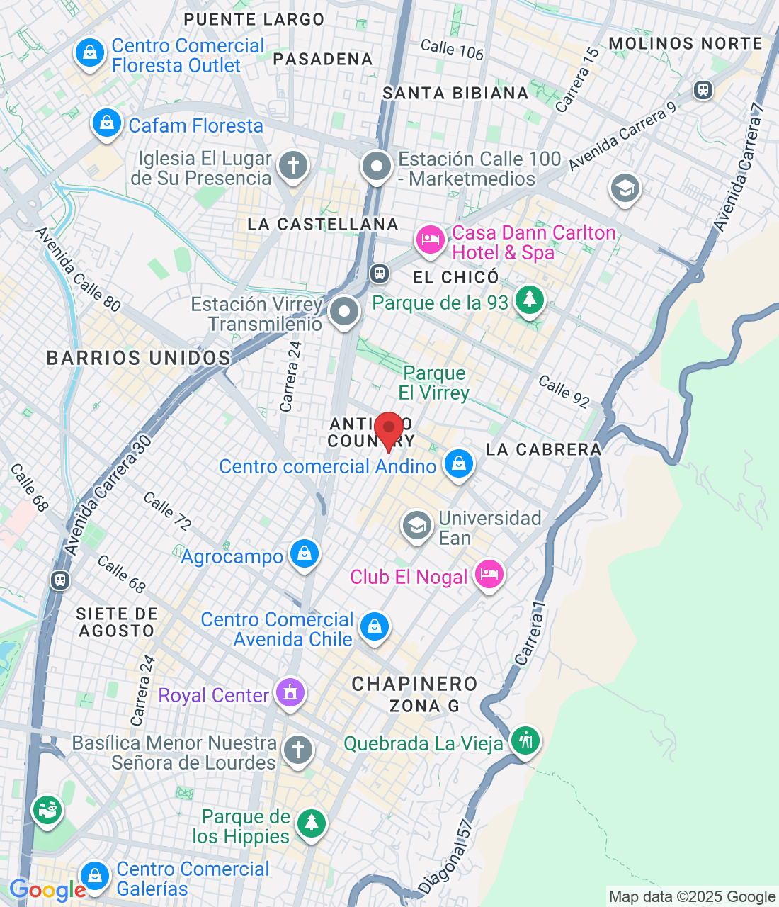 Cra, 16 #82-57, Chapinero, Bogotá, Cundinamarca, Colombia