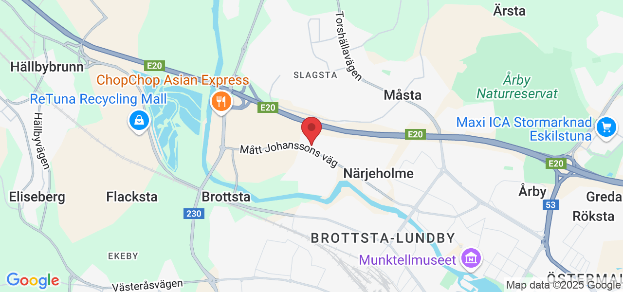 Mått Johanssons väg 36, 633 46 Eskilstuna, Sverige