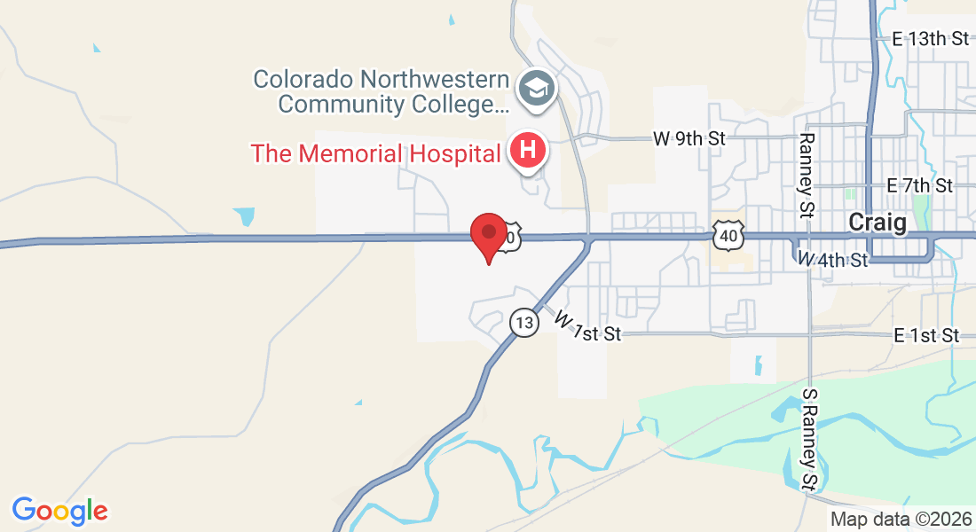 3107 W 1st St, Craig, CO 81625, USA