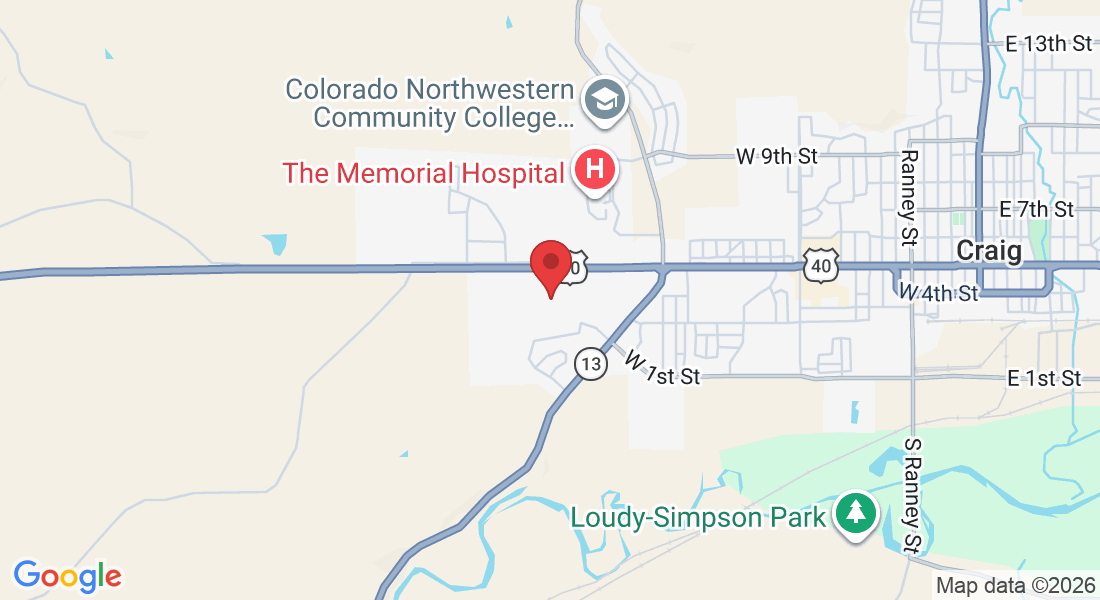 3107 W 1st St, Craig, CO 81625, USA