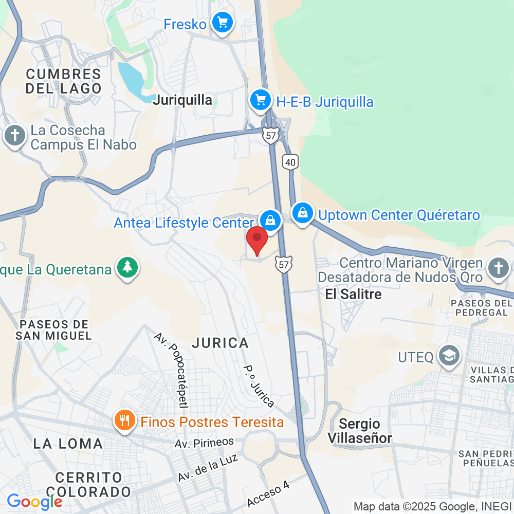 Av. Antea 1032, Jurica, 76100 Santiago de Querétaro, Qro., México