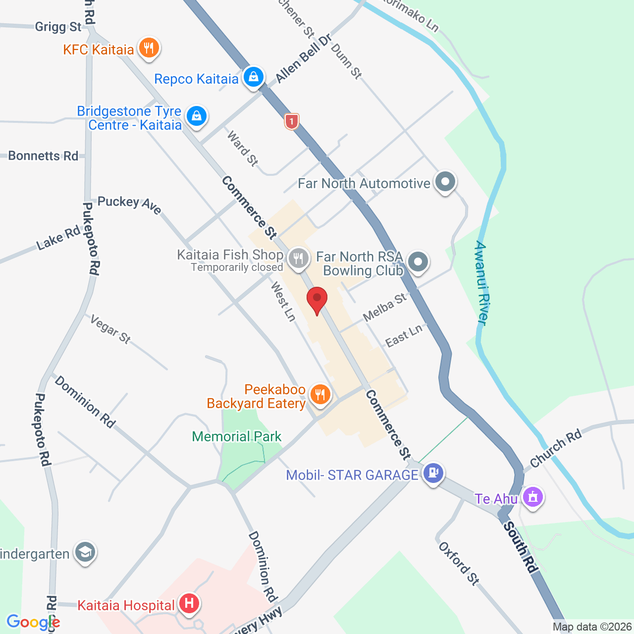 112 Commerce Street, Kaitaia 0410, New Zealand