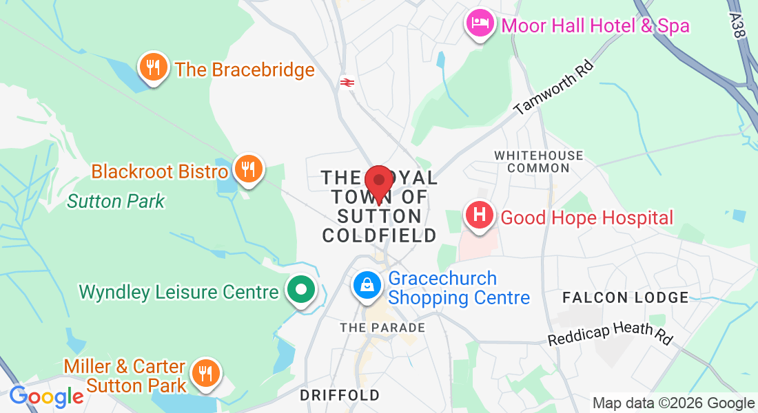 The Royal Town of Sutton Coldfield, Birmingham, UK