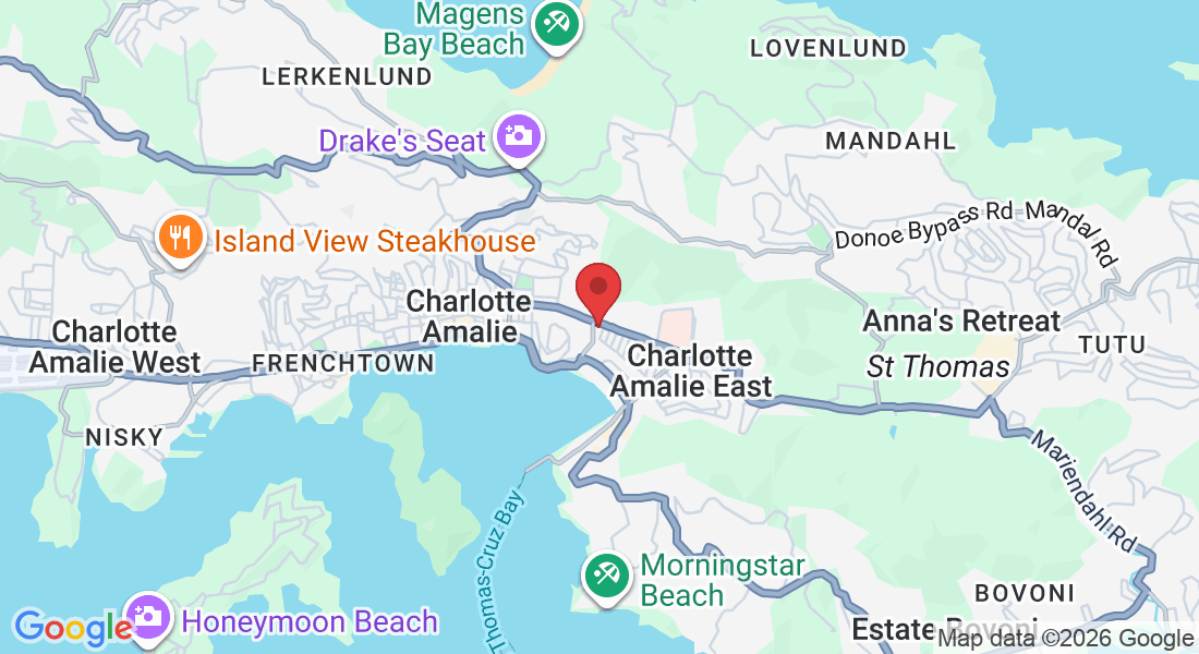 St Thomas, 1108 1st St, Charlotte Amalie, St Thomas 00802, USVI