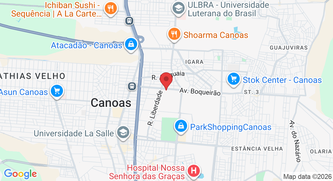 Av. Boqueirão, 801 - Igara, Canoas - RS, 92020-583, Brasil